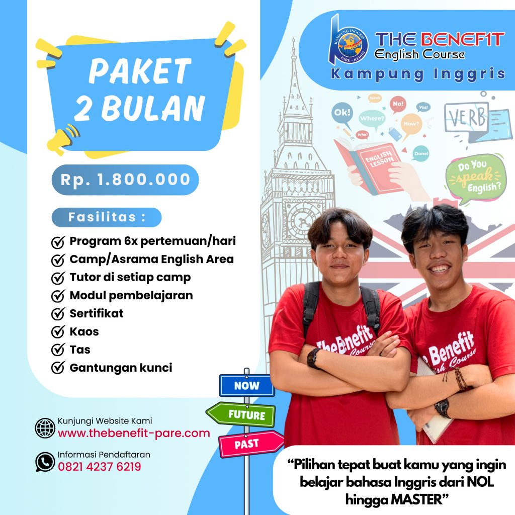 paket 2 bulan kampung inggris