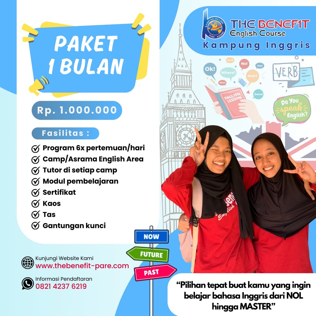 paket 1 bulan kampung inggris