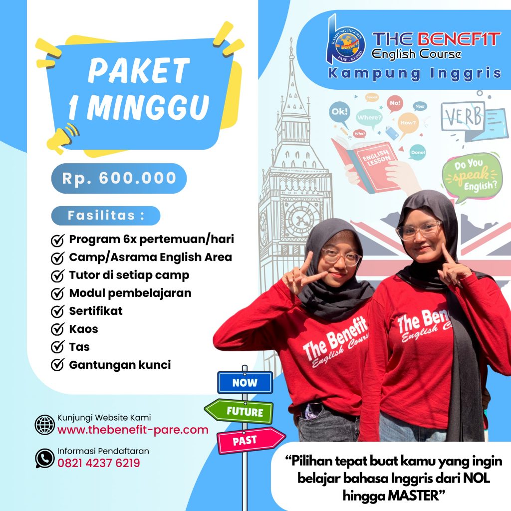 paket 1 minggu kampung inggris