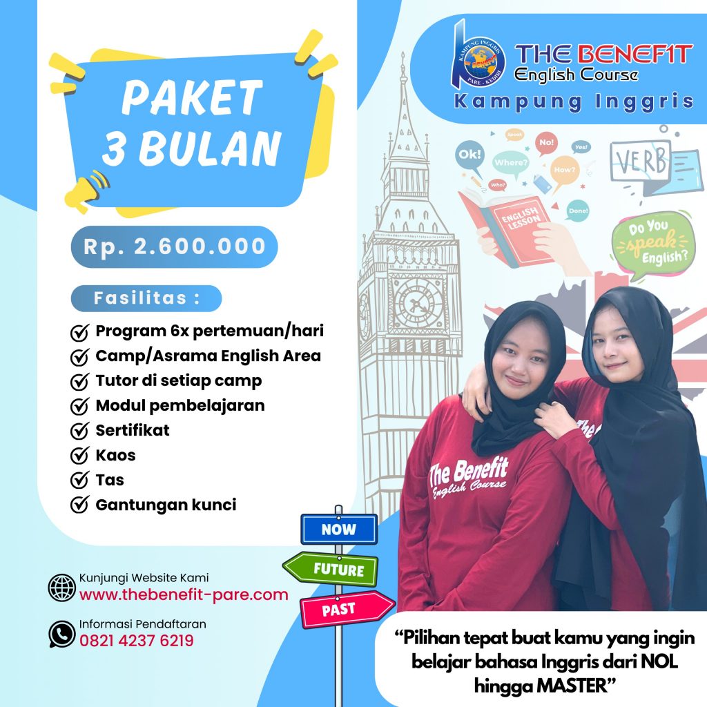 paket 3 bulan kampung inggris