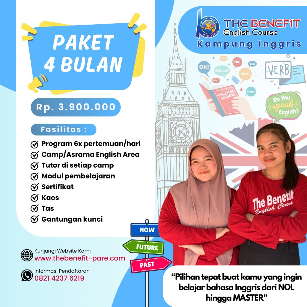 paket 4 bulan kampung inggris